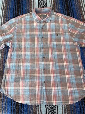 Tommy Bahama Weathered Plaid Casual Button Down Shirt